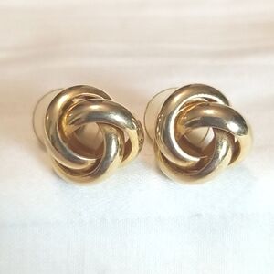 Gold Knot Earrings